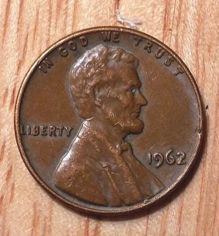 1962 Lincoln Memorial Small Cents thumbnail