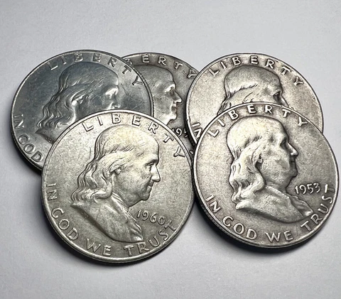 1963 Franklin Half Dollars thumbnail