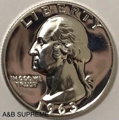 1963 P Washington Quarters thumbnail