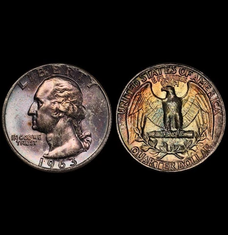 1963 Washington Quarters thumbnail
