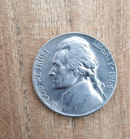 1964 Jefferson Nickels thumbnail