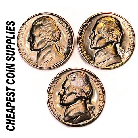 1966 Jefferson Nickels thumbnail