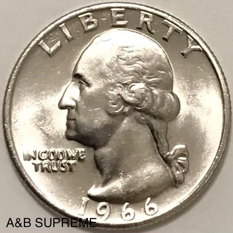 1966 Washington Quarters thumbnail