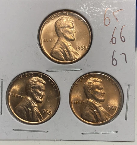 1967 Lincoln Memorial Small Cents thumbnail