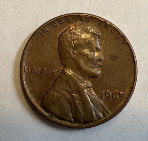 1967 Lincoln Memorial Small Cents thumbnail