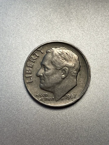 1967 Roosevelt Dimes thumbnail