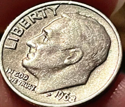 1968 D Roosevelt Dimes thumbnail