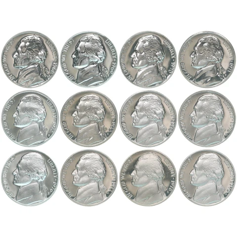 1968 Jefferson Nickels thumbnail