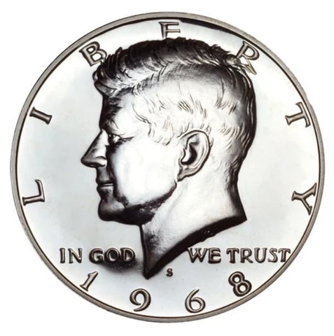 1968 P Kennedy Half Dollars thumbnail