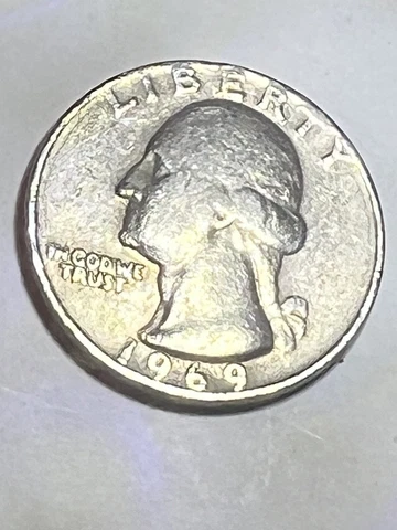 1969 D Washington Quarters thumbnail