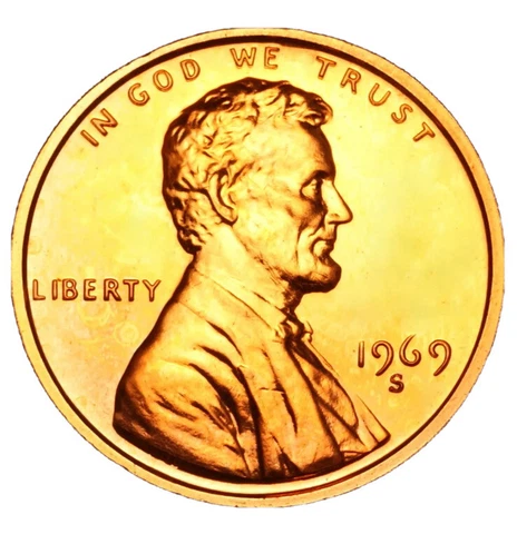 1969 Lincoln Memorial Small Cents thumbnail