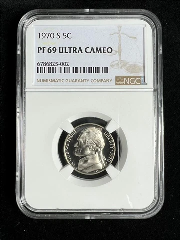 1970 Jefferson Nickels thumbnail