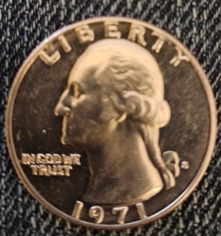 1971 D Washington Quarters thumbnail