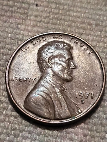 1971 Lincoln Memorial Small Cents thumbnail