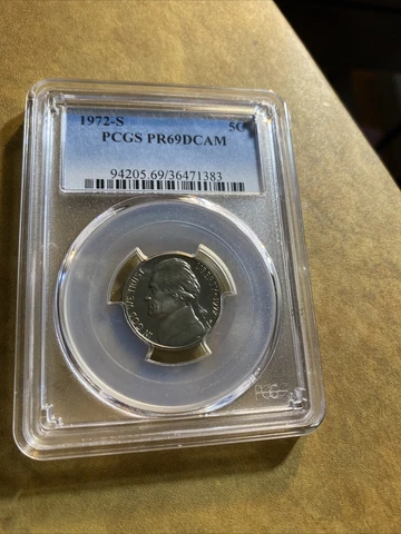 1972 Jefferson Nickels thumbnail