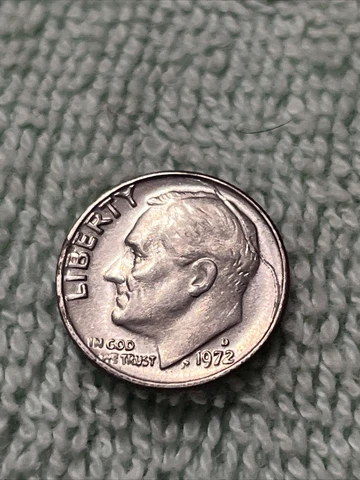 1972 P Roosevelt Dimes thumbnail