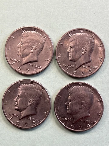 1974 Kennedy Half Dollars thumbnail