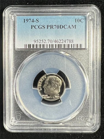 1974 P Roosevelt Dimes thumbnail
