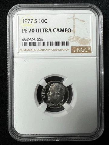 1977 P Roosevelt Dimes thumbnail