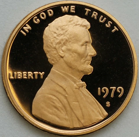 1979 Lincoln Memorial Small Cents thumbnail