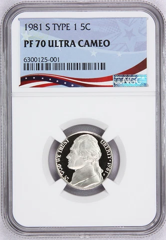 1981 Jefferson Nickels thumbnail