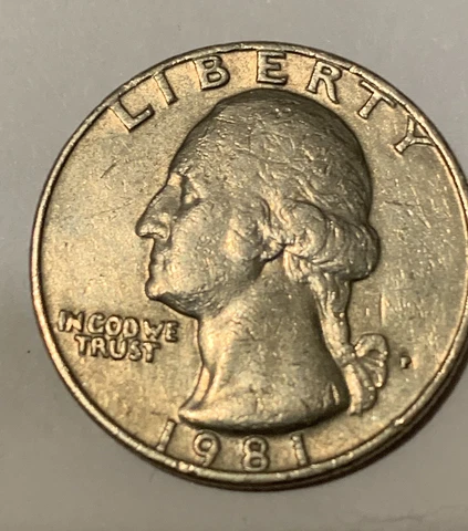 1981 P Washington Quarters thumbnail