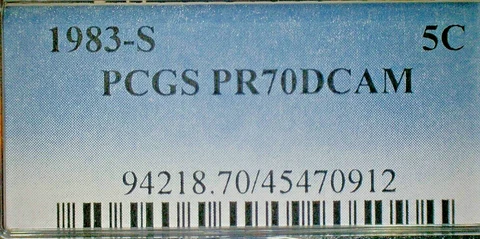 1983 Jefferson Nickels thumbnail