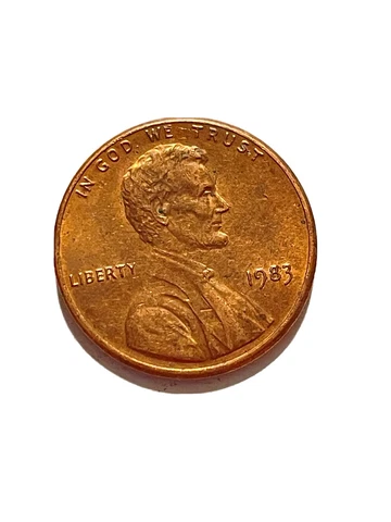 1983 Lincoln Memorial Small Cents thumbnail
