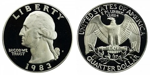 1983 S Washington Quarters thumbnail