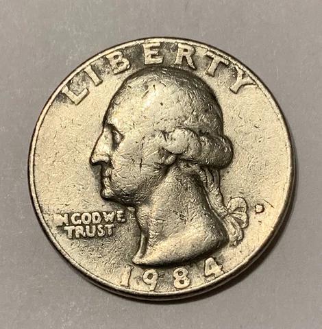 1984 D Washington Quarters thumbnail