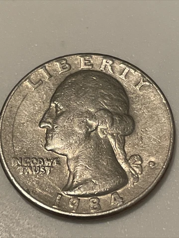 1984 D Washington Quarters thumbnail