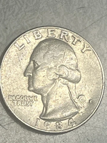 1984 P Washington Quarters thumbnail