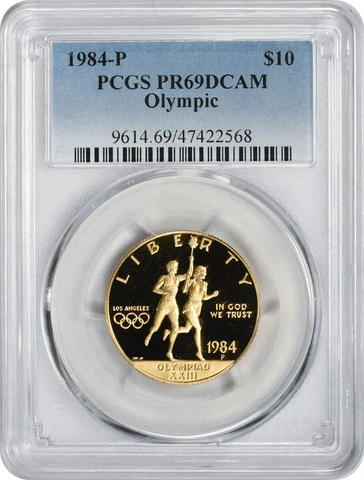 1984 US Modern Gold Commemorative Coins thumbnail