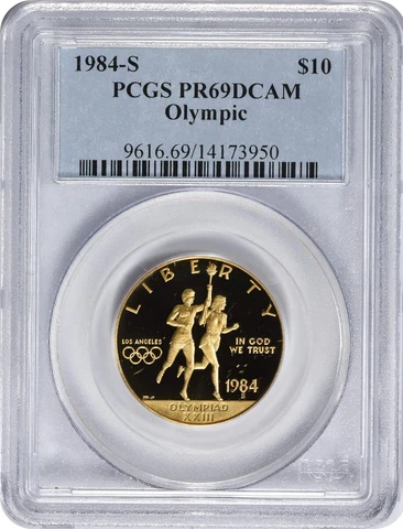 1984 US Modern Gold Commemorative Coins thumbnail