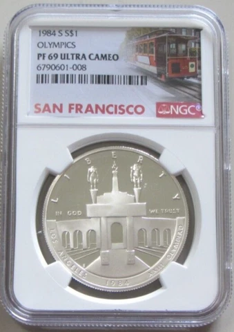 1984 US Modern Silver/Clad Commemorative Coins thumbnail