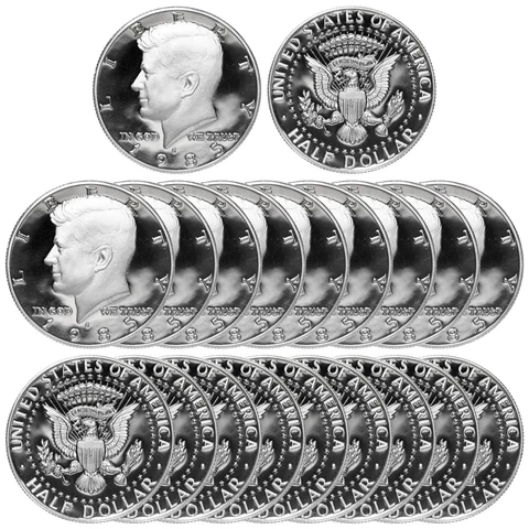 1985 P Kennedy Half Dollars thumbnail