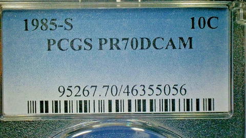 1985 S Roosevelt Dimes thumbnail