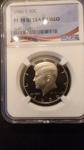 1986 P Kennedy Half Dollars thumbnail