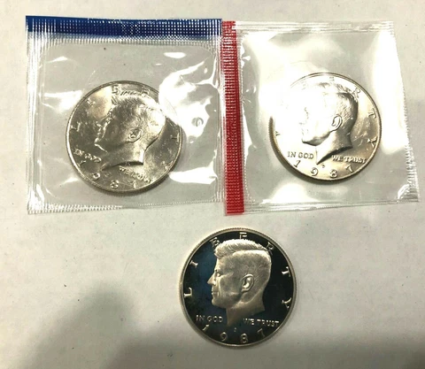 1987 D Kennedy Half Dollars thumbnail