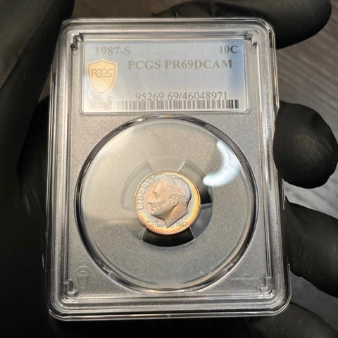 1987 S Roosevelt Dimes thumbnail