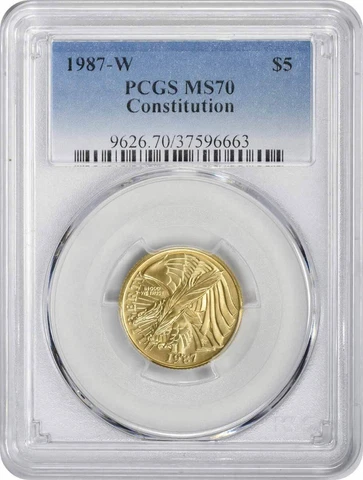 1987 US Modern Gold Commemorative Coins thumbnail