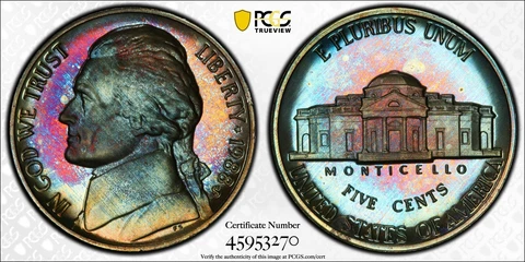 1988 Jefferson Nickels thumbnail