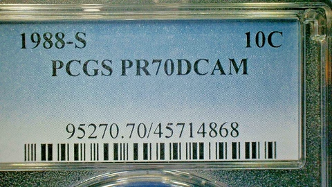 1988 P Roosevelt Dimes thumbnail