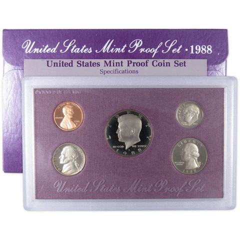 1988 Proof Coin Sets thumbnail