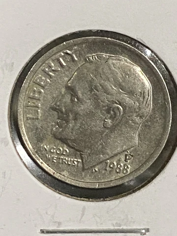 1988 Roosevelt Dimes thumbnail
