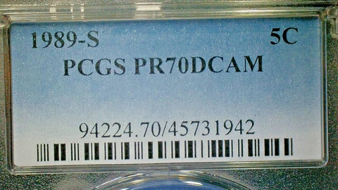 1989 Jefferson Nickels thumbnail