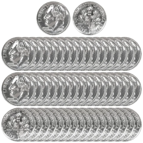 1989 P Roosevelt Dimes thumbnail
