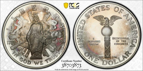 1989 US Modern Silver/Clad Commemorative Coins thumbnail