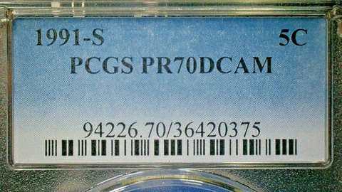 1991 Jefferson Nickels thumbnail