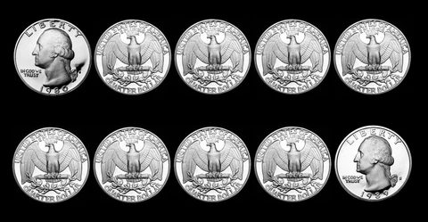 1991 Washington Quarters thumbnail